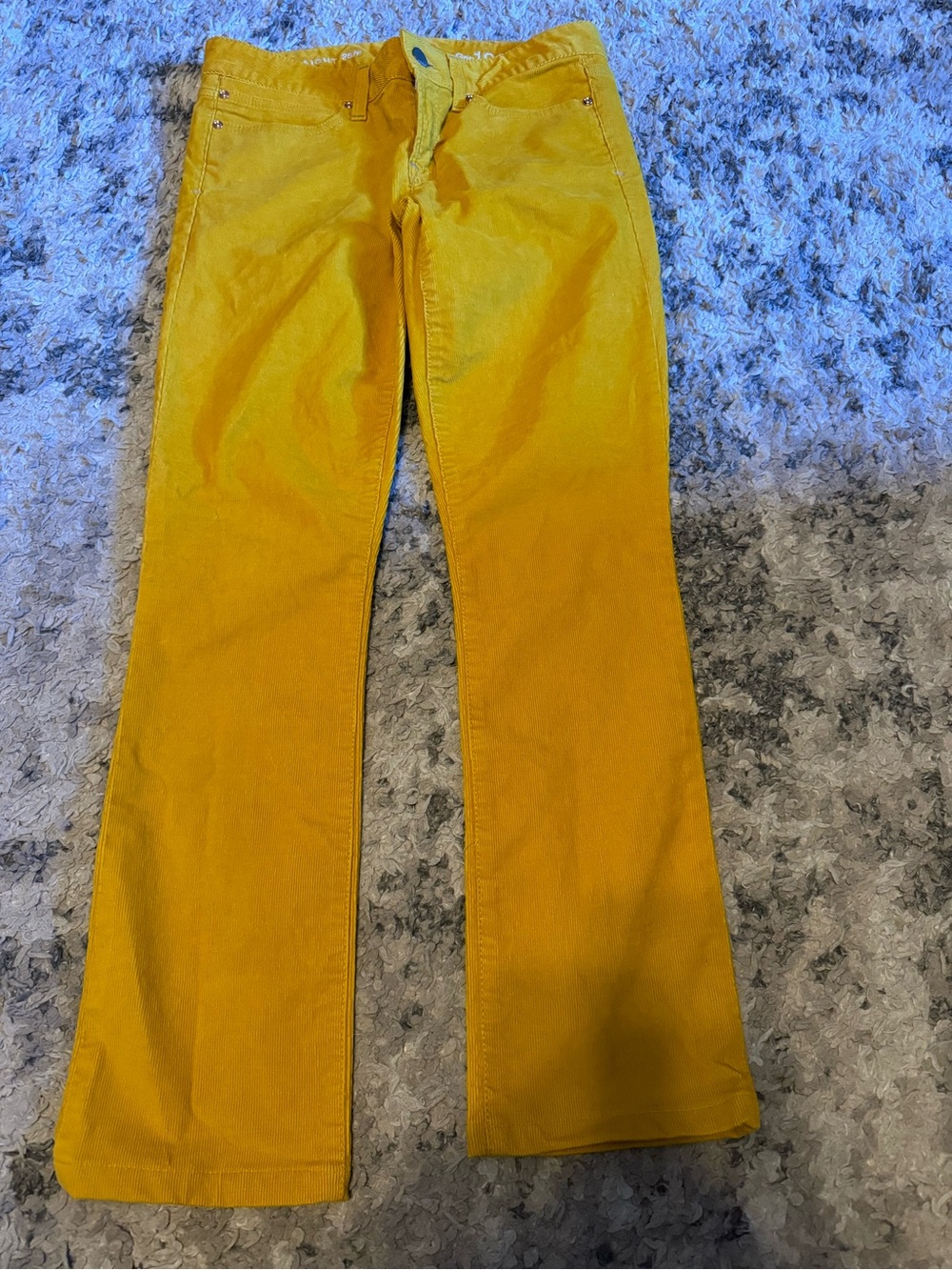 GAP Bright Yellow Flared Jeans